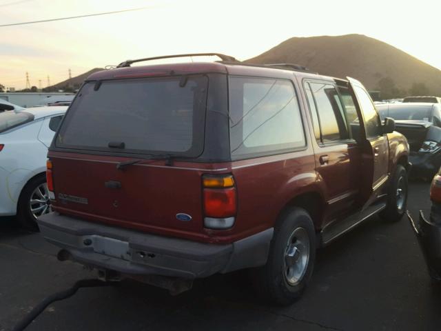 1FMDU34X9TUD25673 - 1996 FORD EXPLORER BURGUNDY photo 4