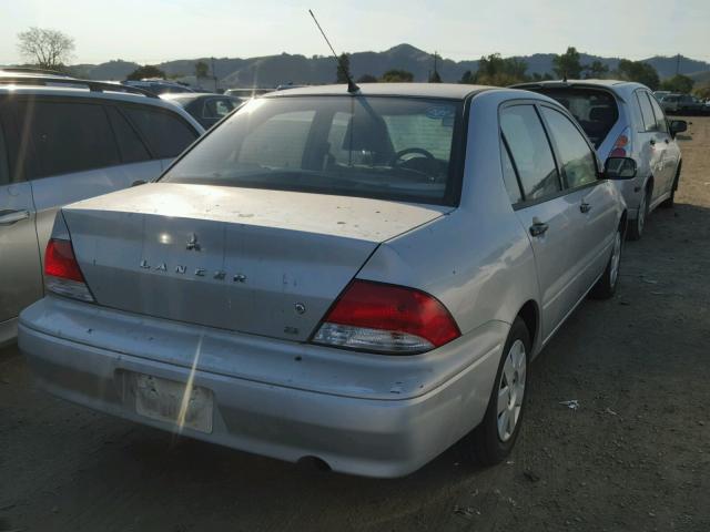 JA3AJ26E33U091275 - 2003 MITSUBISHI LANCER ES SILVER photo 4