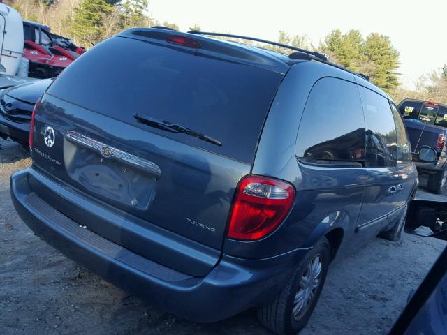 2A8GP54L96R828017 - 2006 CHRYSLER TOWN & COU BLUE photo 4