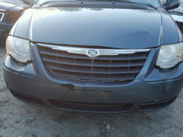 2A8GP54L96R828017 - 2006 CHRYSLER TOWN & COU BLUE photo 9