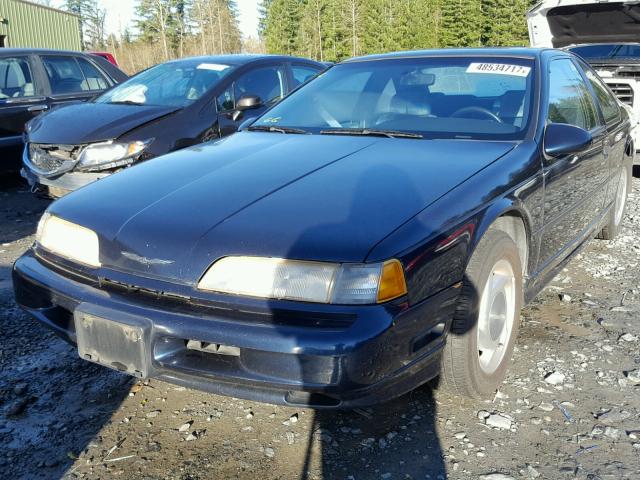 1FAPP64R8LH138063 - 1990 FORD THUNDERBIR BLUE photo 2