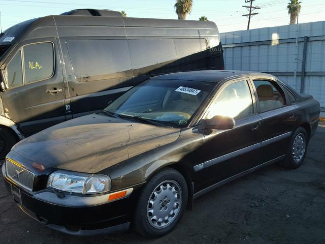 YV1TS94D4Y1130016 - 2000 VOLVO S80 BLACK photo 2