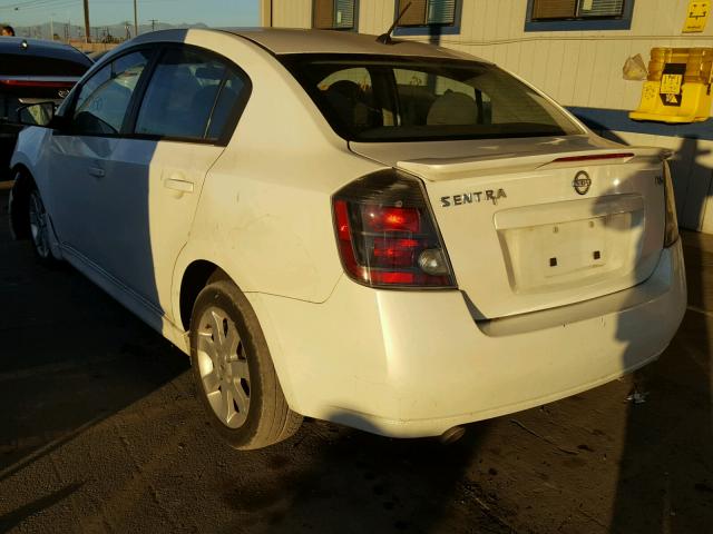 3N1AB6AP3AL708084 - 2010 NISSAN SENTRA 2.0 WHITE photo 3