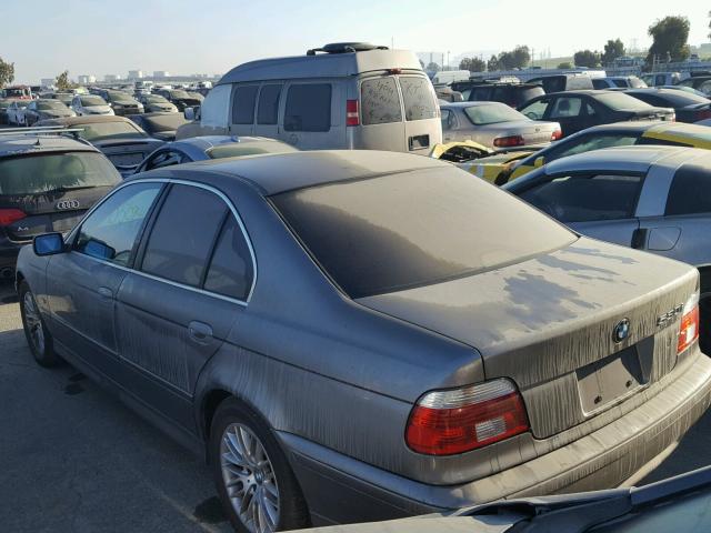 WBADT63472CH96029 - 2002 BMW 530 I AUTO GRAY photo 3