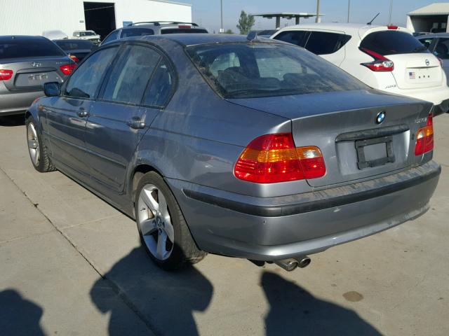 WBAAZ33425KP92753 - 2005 BMW 325 IS SUL SILVER photo 3