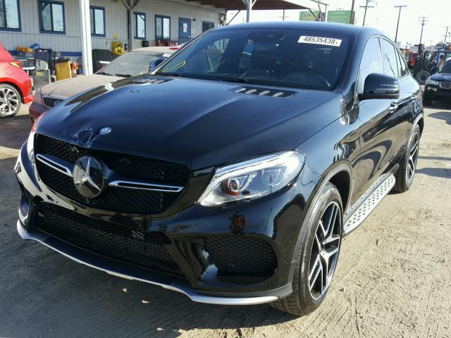 4JGED6EBXHA063146 - 2017 MERCEDES-BENZ GLE COUPE BLACK photo 2