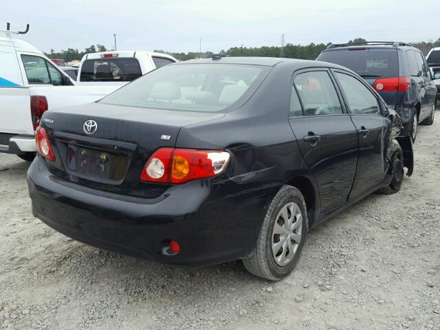 JTDBU4EE0AJ058761 - 2010 TOYOTA COROLLA BA BLACK photo 4