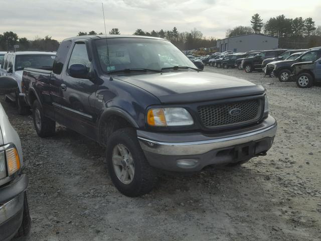 1FTRX18L53NB87878 - 2003 FORD F150 BLUE photo 1