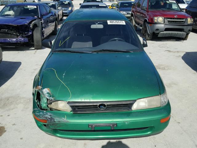 JT2AE09V5R0052184 - 1994 TOYOTA COROLLA BA GREEN photo 9