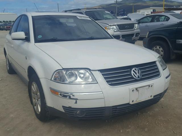 WVWPD63B03P198769 - 2003 VOLKSWAGEN PASSAT GLS WHITE photo 1