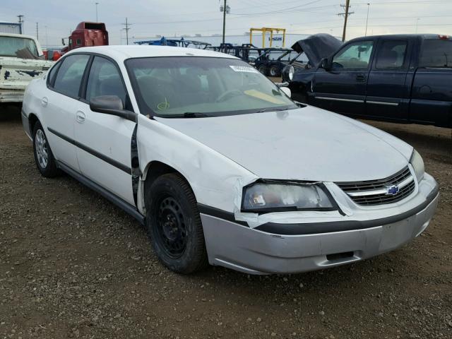 2G1WF52K049349586 - 2004 CHEVROLET IMPALA WHITE photo 1