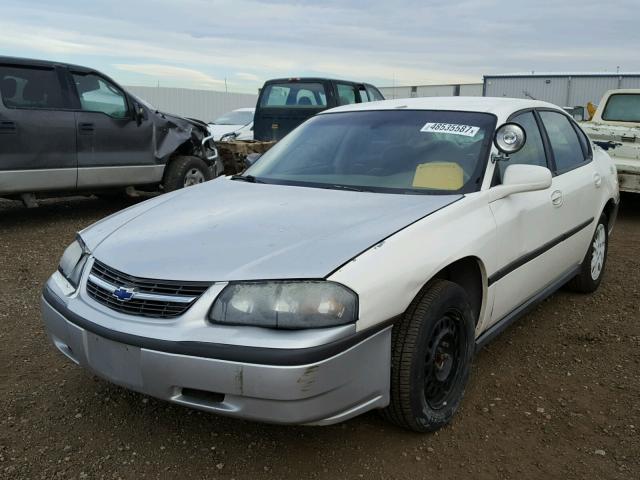 2G1WF52K049349586 - 2004 CHEVROLET IMPALA WHITE photo 2