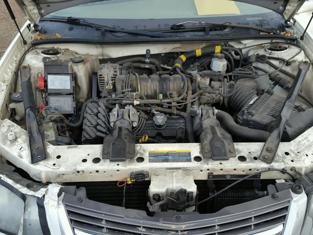 2G1WF52K049349586 - 2004 CHEVROLET IMPALA WHITE photo 7