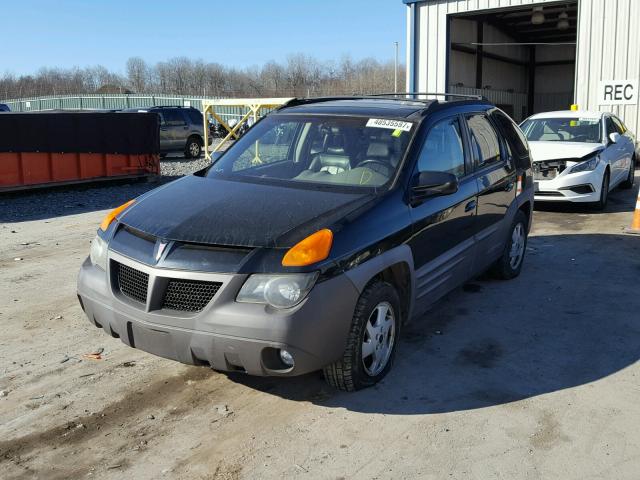 3G7DB03E31S546478 - 2001 PONTIAC AZTEK BLACK photo 2