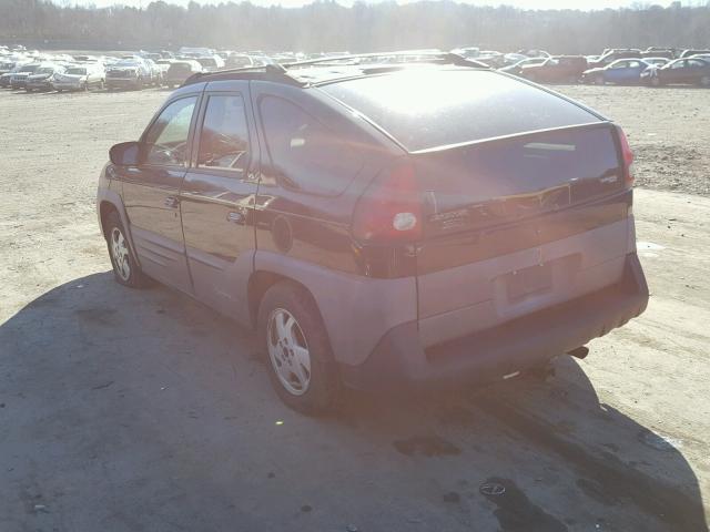 3G7DB03E31S546478 - 2001 PONTIAC AZTEK BLACK photo 3