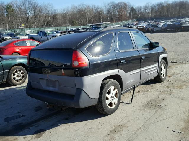 3G7DB03E31S546478 - 2001 PONTIAC AZTEK BLACK photo 4