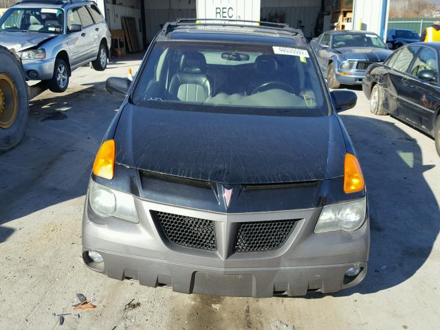 3G7DB03E31S546478 - 2001 PONTIAC AZTEK BLACK photo 9