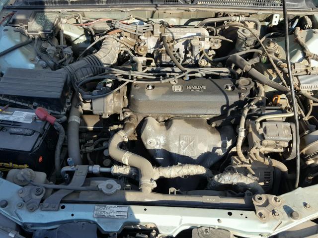 1HGCB765XNA043248 - 1992 HONDA ACCORD LX GREEN photo 7