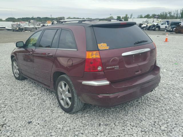 2A8GF78X28R649803 - 2008 CHRYSLER PACIFICA L 栗色 照片 3