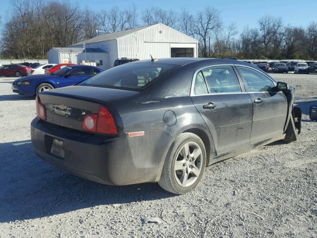 1G1ZB5E16BF288521 - 2011 CHEVROLET MALIBU LS BLACK photo 4