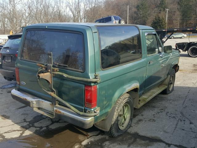 1FMCU14T5GUC20759 - 1986 FORD BRONCO II GREEN photo 4