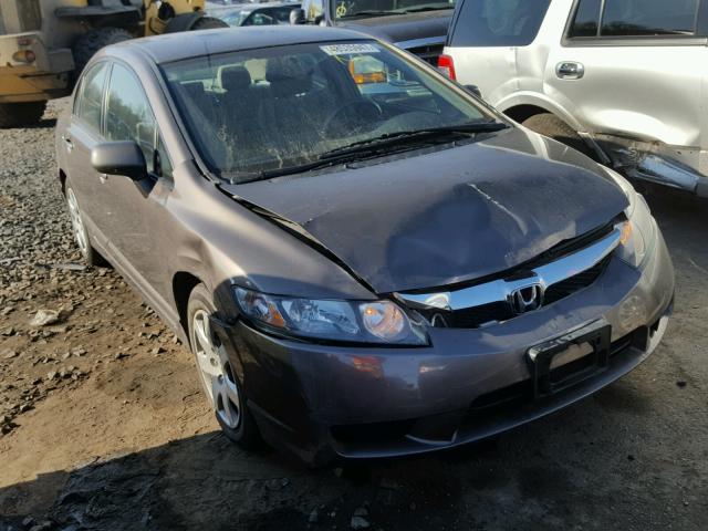 2HGFA1F52BH547366 - 2011 HONDA CIVIC LX CHARCOAL photo 1