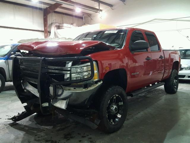 1GC1KVC89CF199693 - 2012 CHEVROLET SILVERADO RED photo 2