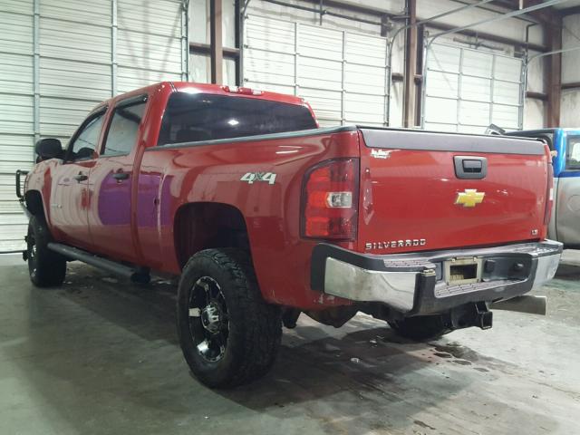 1GC1KVC89CF199693 - 2012 CHEVROLET SILVERADO RED photo 3