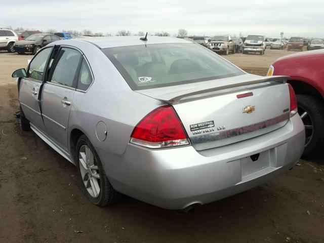 2G1WC5EM0B1164259 - 2011 CHEVROLET IMPALA LTZ SILVER photo 3