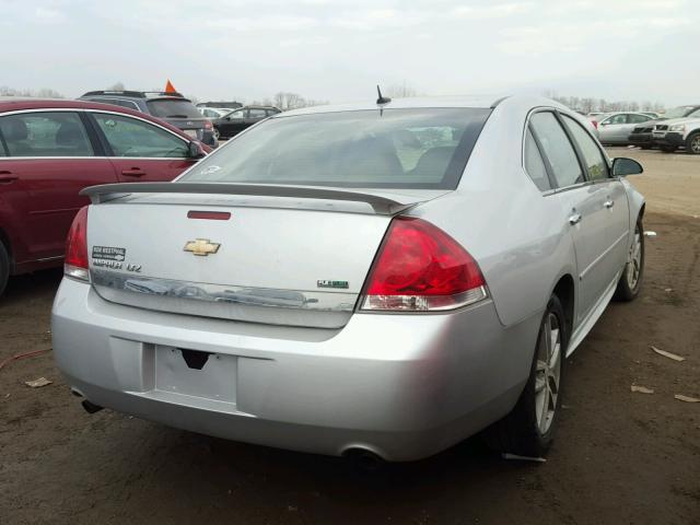 2G1WC5EM0B1164259 - 2011 CHEVROLET IMPALA LTZ SILVER photo 4