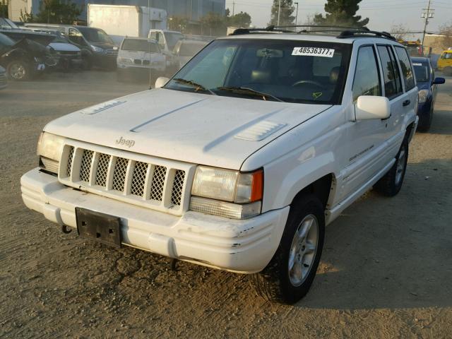 1J4GZ88Z6WC119775 - 1998 JEEP GRAND CHER WHITE photo 2