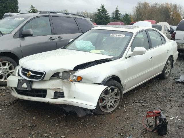 19UUA5676YA051204 - 2000 ACURA 3.2TL WHITE photo 2