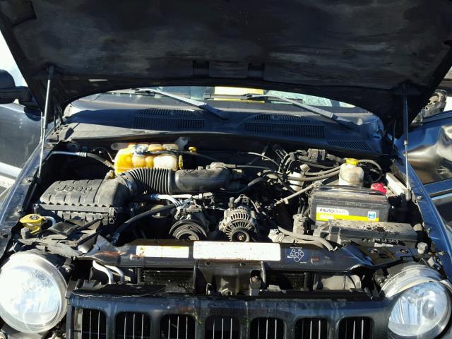 1J4GL48K46W228053 - 2006 JEEP LIBERTY SP BLACK photo 7