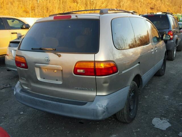 4T3ZF13C3YU255489 - 2000 TOYOTA SIENNA LE TAN photo 4