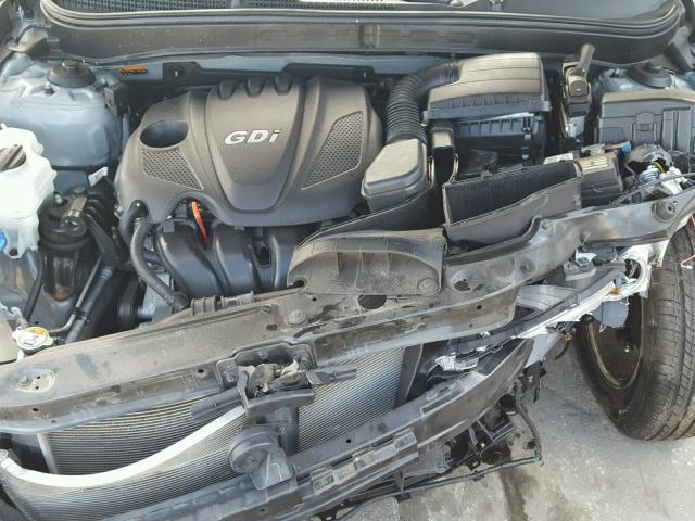 5NPEB4ACXEH868064 - 2014 HYUNDAI SONATA GLS BLUE photo 7