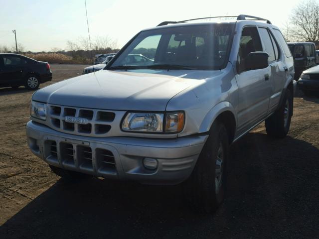 4S2DM58W514347303 - 2001 ISUZU RODEO S SILVER photo 2