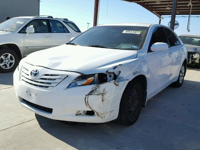 4T1BE46K48U790977 - 2008 TOYOTA CAMRY CE WHITE photo 2