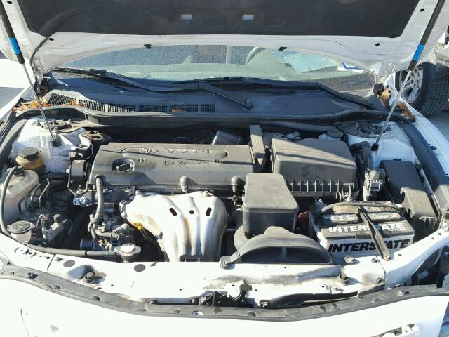 4T1BE46K48U790977 - 2008 TOYOTA CAMRY CE WHITE photo 7