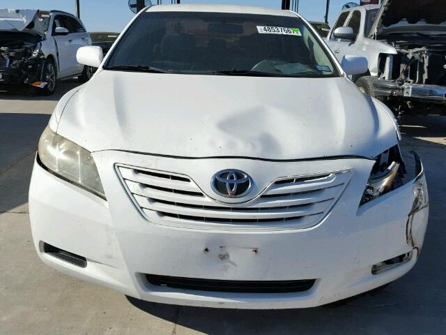 4T1BE46K48U790977 - 2008 TOYOTA CAMRY CE WHITE photo 9