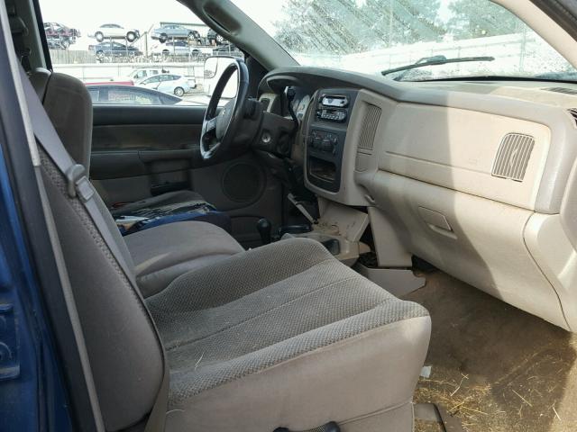 3D7KU28D24G250900 - 2004 DODGE RAM 2500 S BLUE photo 5
