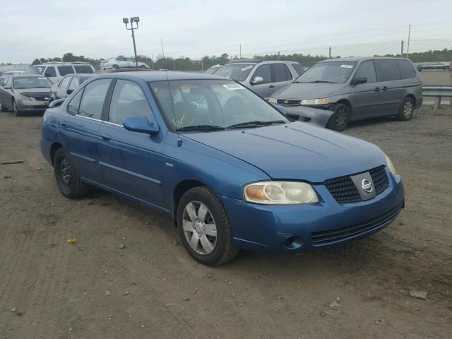 3N1CB51D64L478067 - 2004 NISSAN SENTRA 1.8 BLUE photo 1