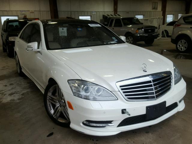 WDDNG7DB3DA531575 - 2013 MERCEDES-BENZ S 550 WHITE photo 1