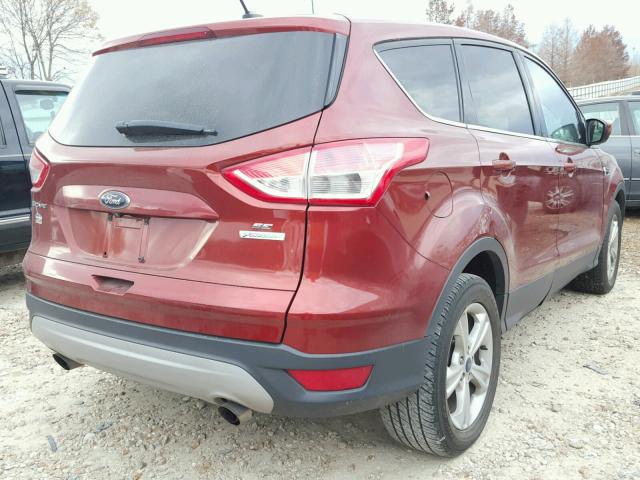 1FMCU0GX4EUD66575 - 2014 FORD ESCAPE SE BURGUNDY photo 4