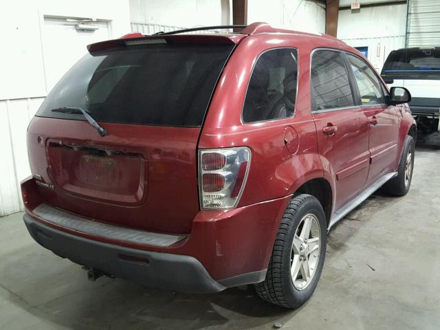 2CNDL63F756107696 - 2005 CHEVROLET EQUINOX LT MAROON photo 4