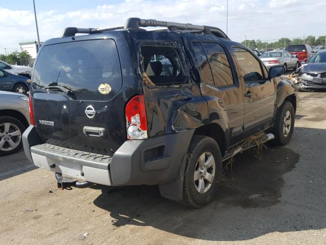 5N1AN0NW7DN824505 - 2013 NISSAN XTERRA X BLACK photo 4