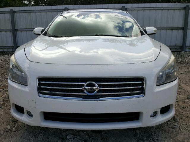 1N4AA51E49C808734 - 2009 NISSAN MAXIMA S WHITE photo 9