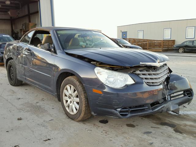 1C3LC45K68N209381 - 2008 CHRYSLER SEBRING BLUE photo 1