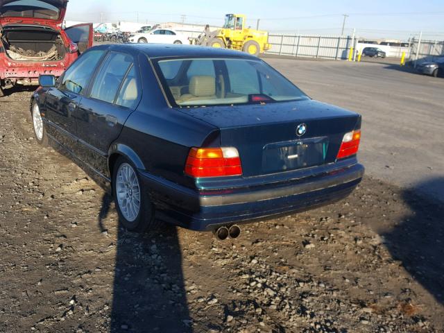 WBACC0326VEK24169 - 1997 BMW 318 I AUTO GREEN photo 3