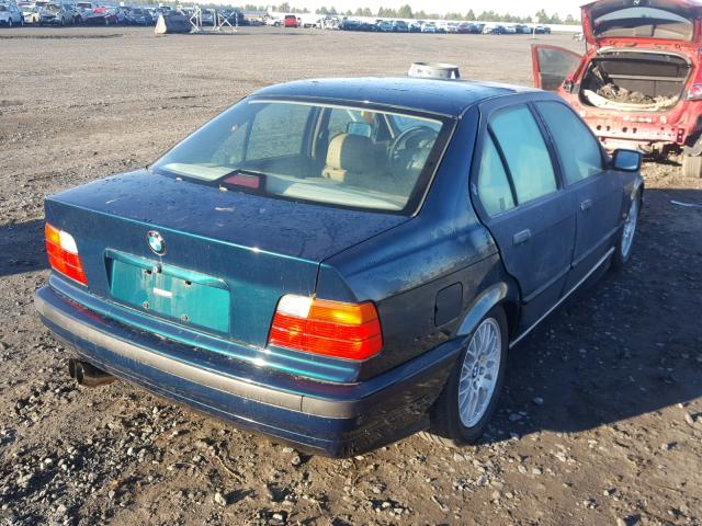 WBACC0326VEK24169 - 1997 BMW 318 I AUTO GREEN photo 4