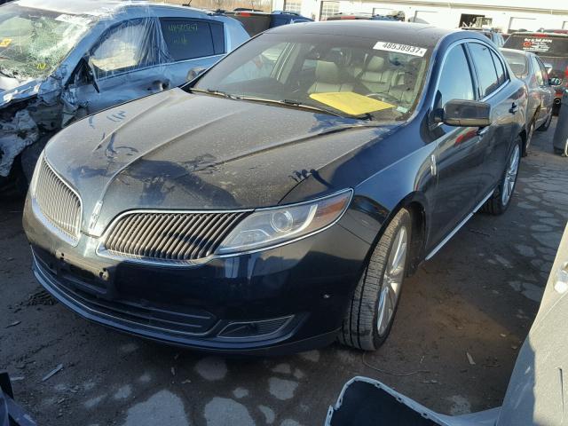 1LNHL9FT5EG604010 - 2014 LINCOLN MKS BLACK photo 2